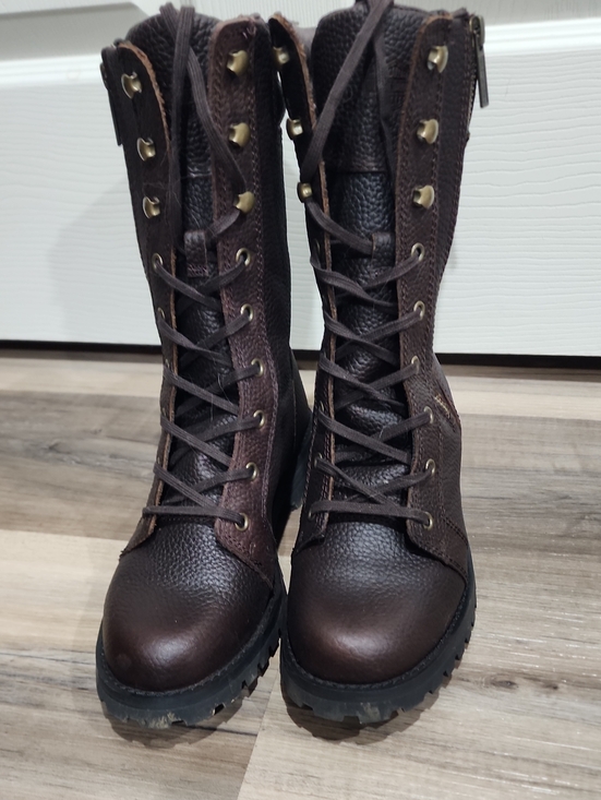 Harley-Davidson Shoes - Harley-Davidson Dark Brown Lace-Up Combat Boots